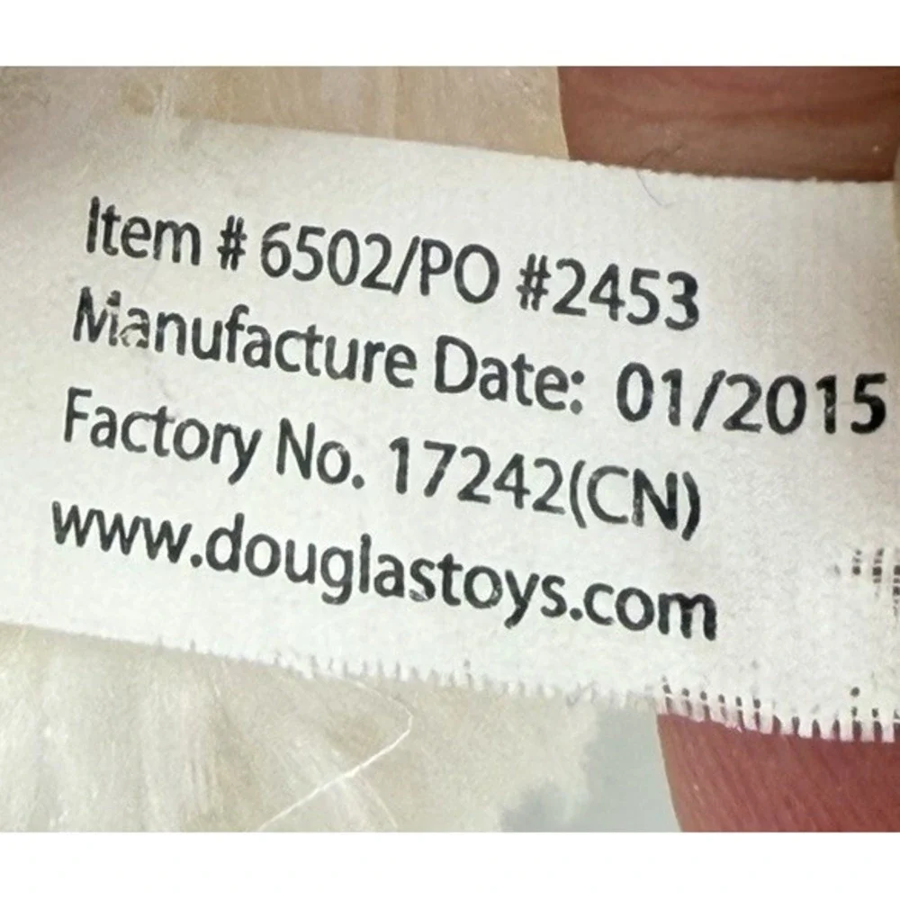 Douglas Baby Lamb Plush PLUMPIE Moon Stars Swirl Fur Lovey Sheep Satin Feet Ears